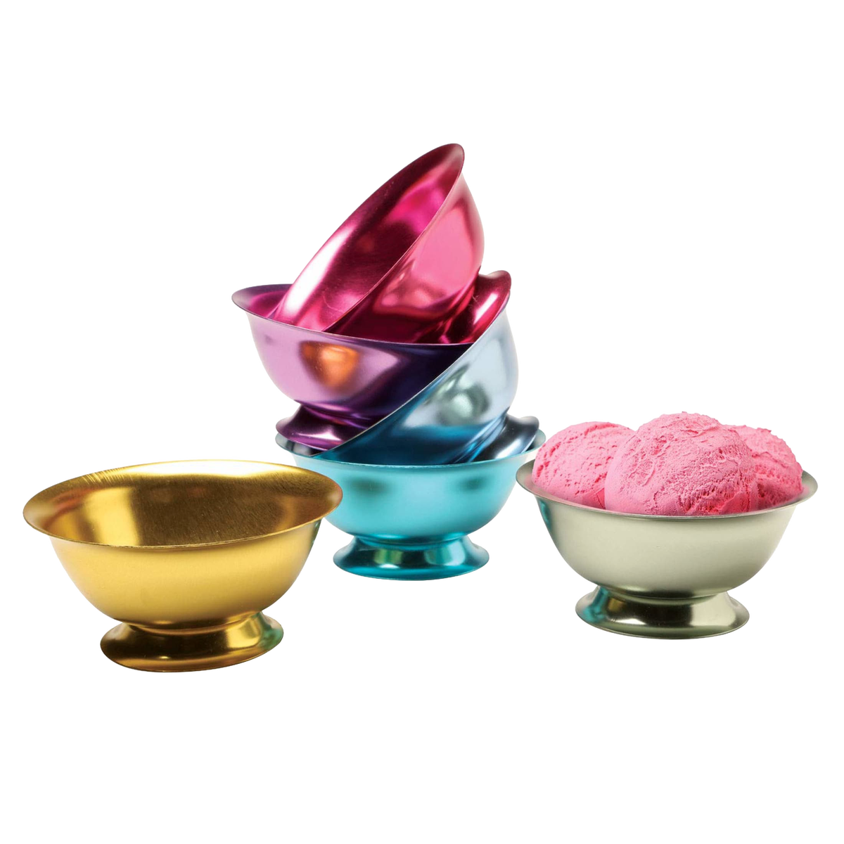 Aluminum Ice Cream Bowls