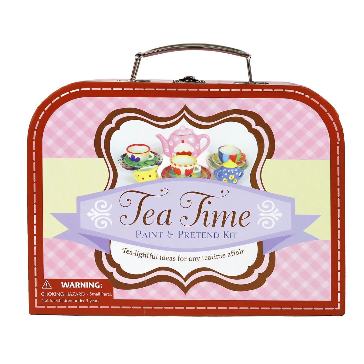 Tea Time Paint & Pretend Suitcase Art Kit