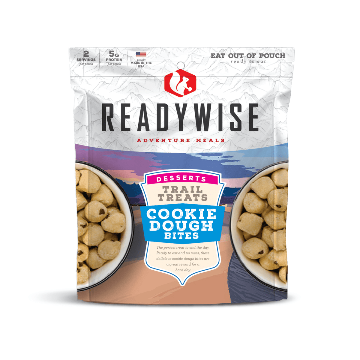 ReadyWise Trail Treats Cookie Dough Snacks