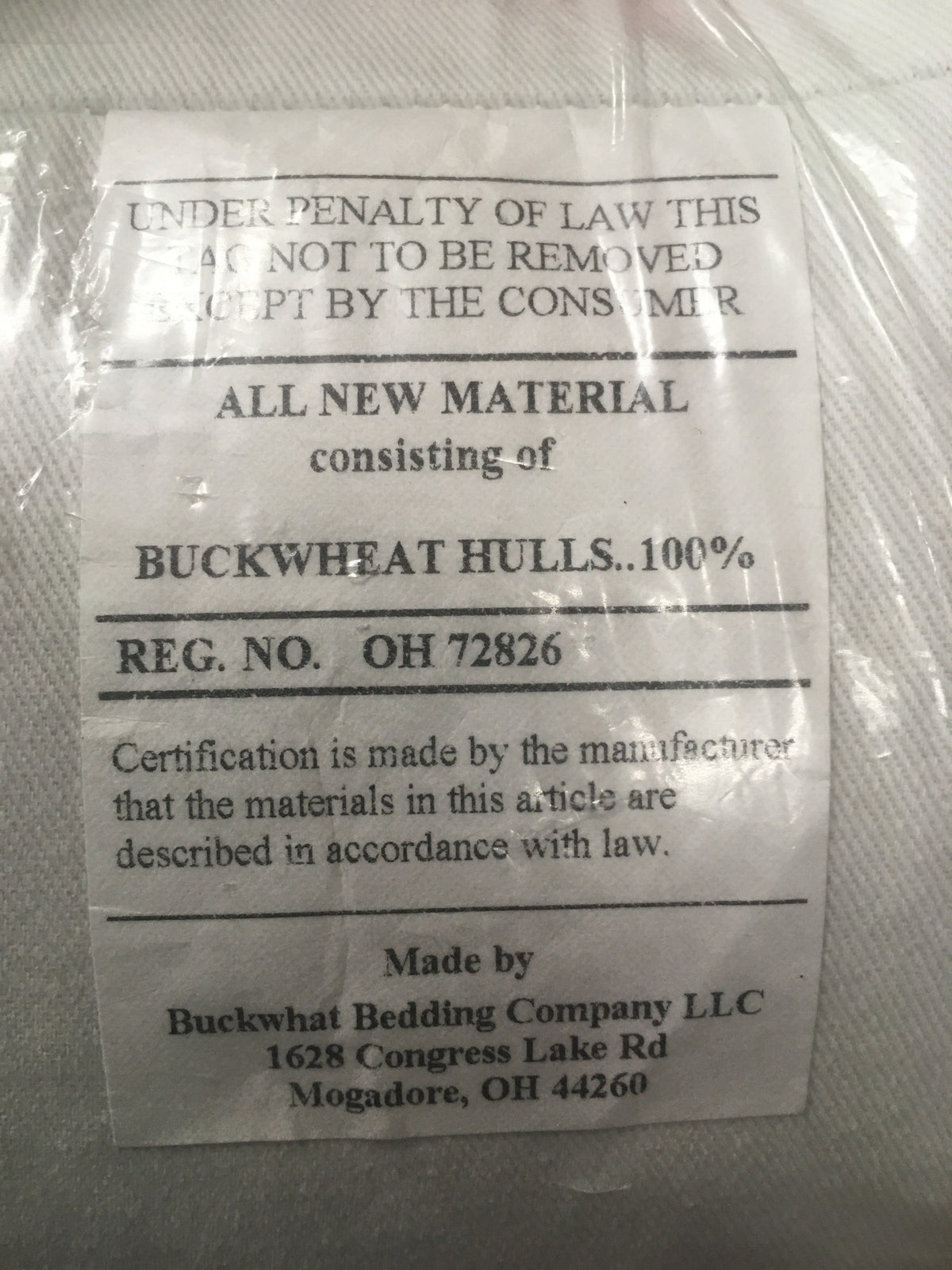 Buckwheat Bed Pillow
