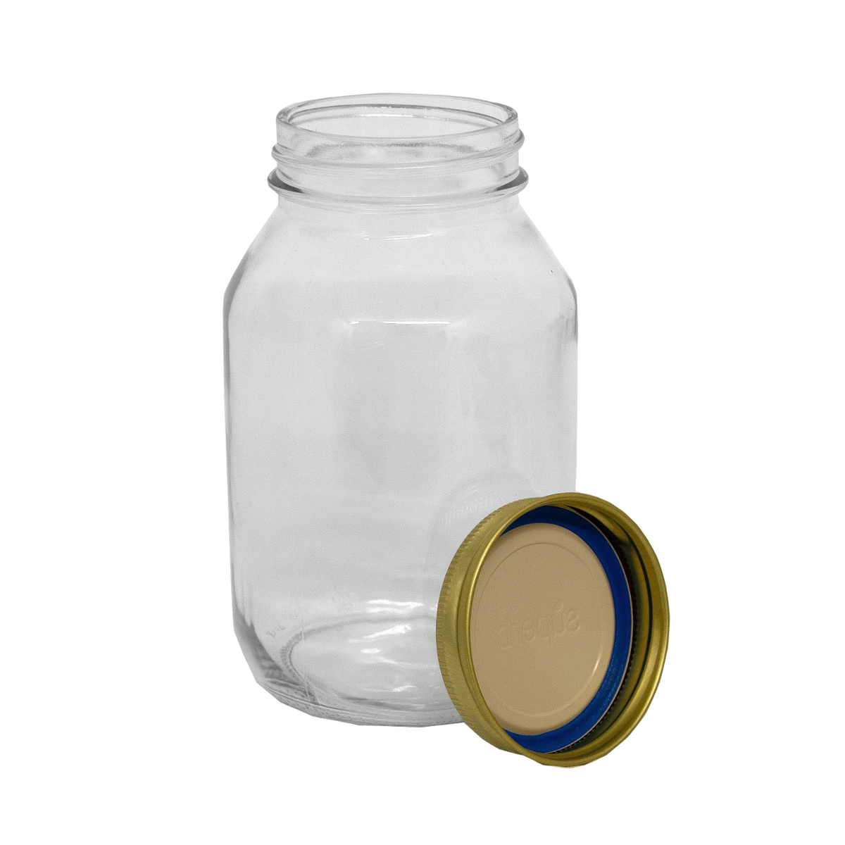 Superb Canning Jars with Lids & Bands - Regular Mouth (USA) - 12pk