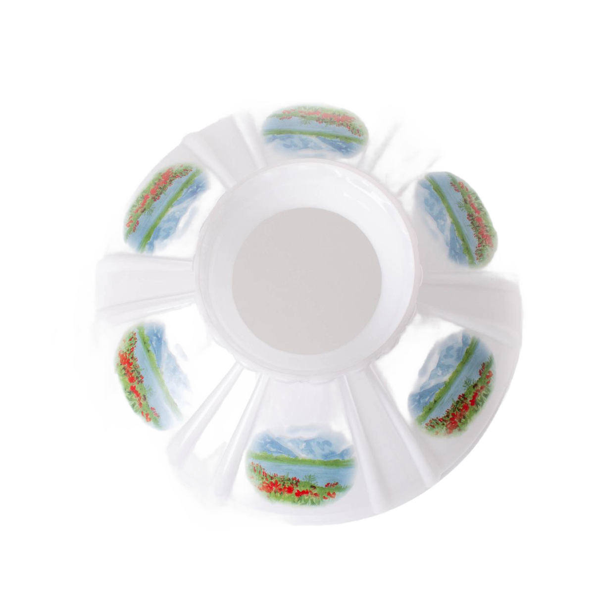 Aladdin Alpine Meadow Lamp Shade - Glass - 10"