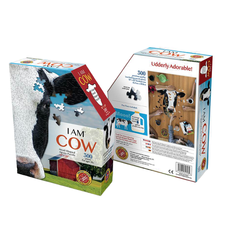 Shaped Jigsaw Puzzle - Cow - 300pcs
