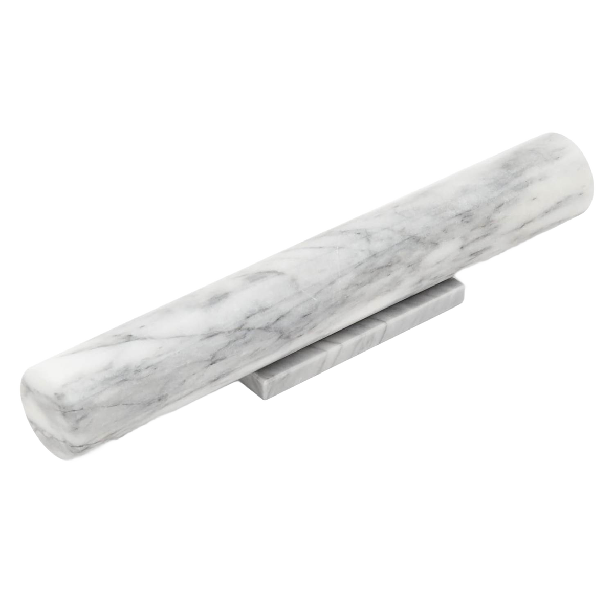 Marble French Rolling Pin with Stand - 11.75"L