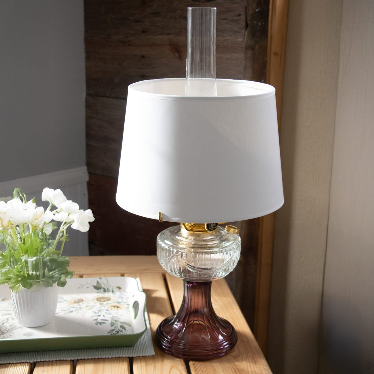 Aladdin White Parchment Oil Lamp Shade