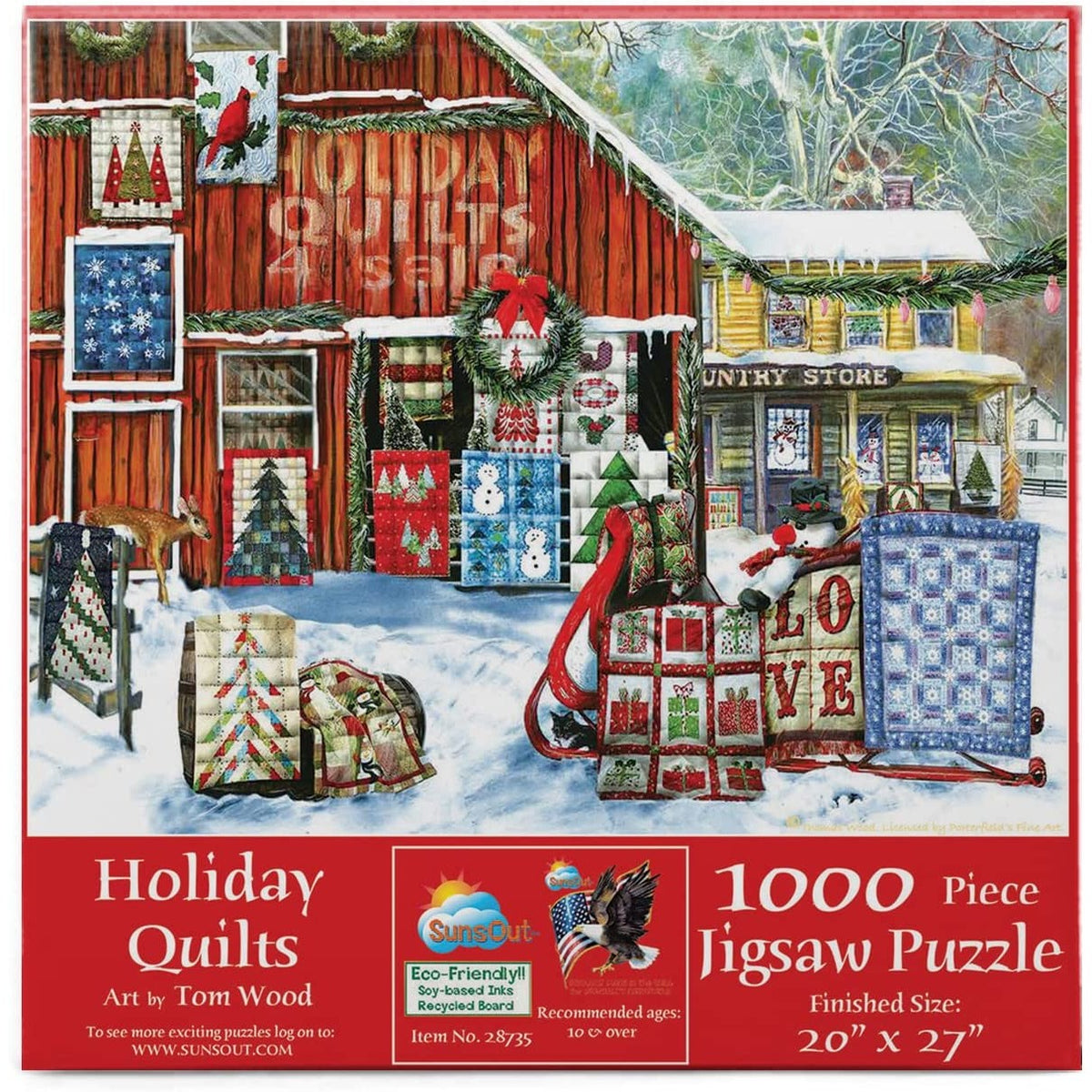Holiday Quilts Jigsaw Puzzle - 1000 pcs