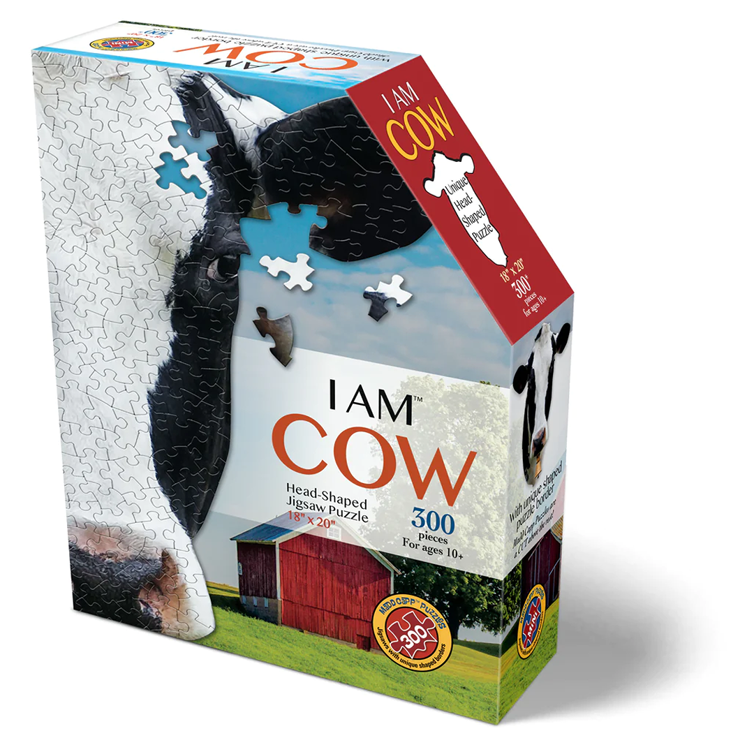 Shaped Jigsaw Puzzle - Cow - 300pcs