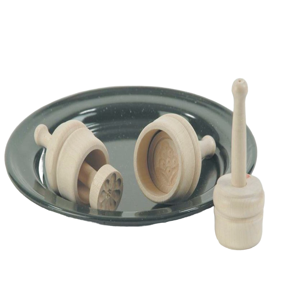 Small Carved Butter Mold from Germany