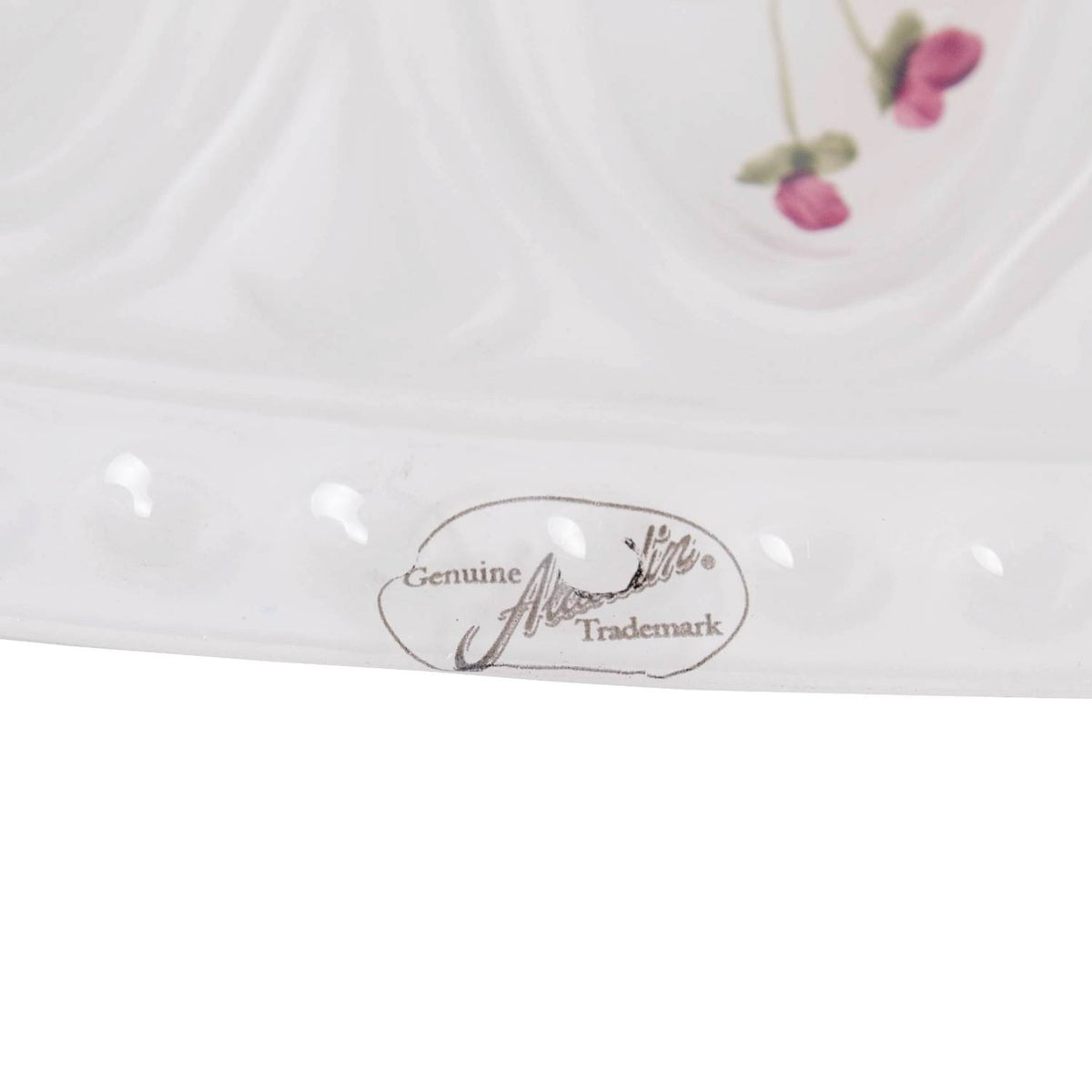 Aladdin Amethyst Rose Glass Oil Lamp Shade