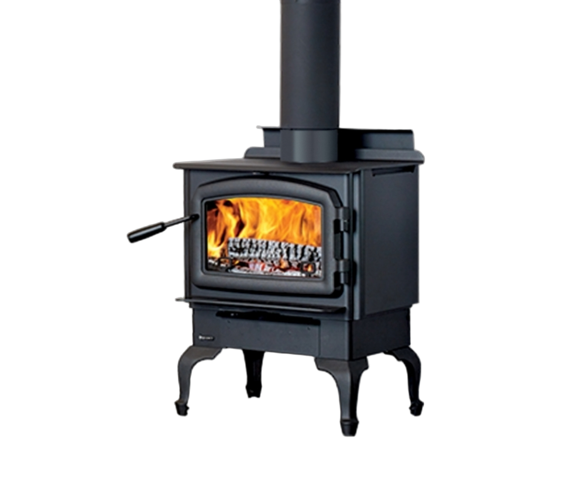 Regency Classic F1150 Small Wood Stove - Black Legs