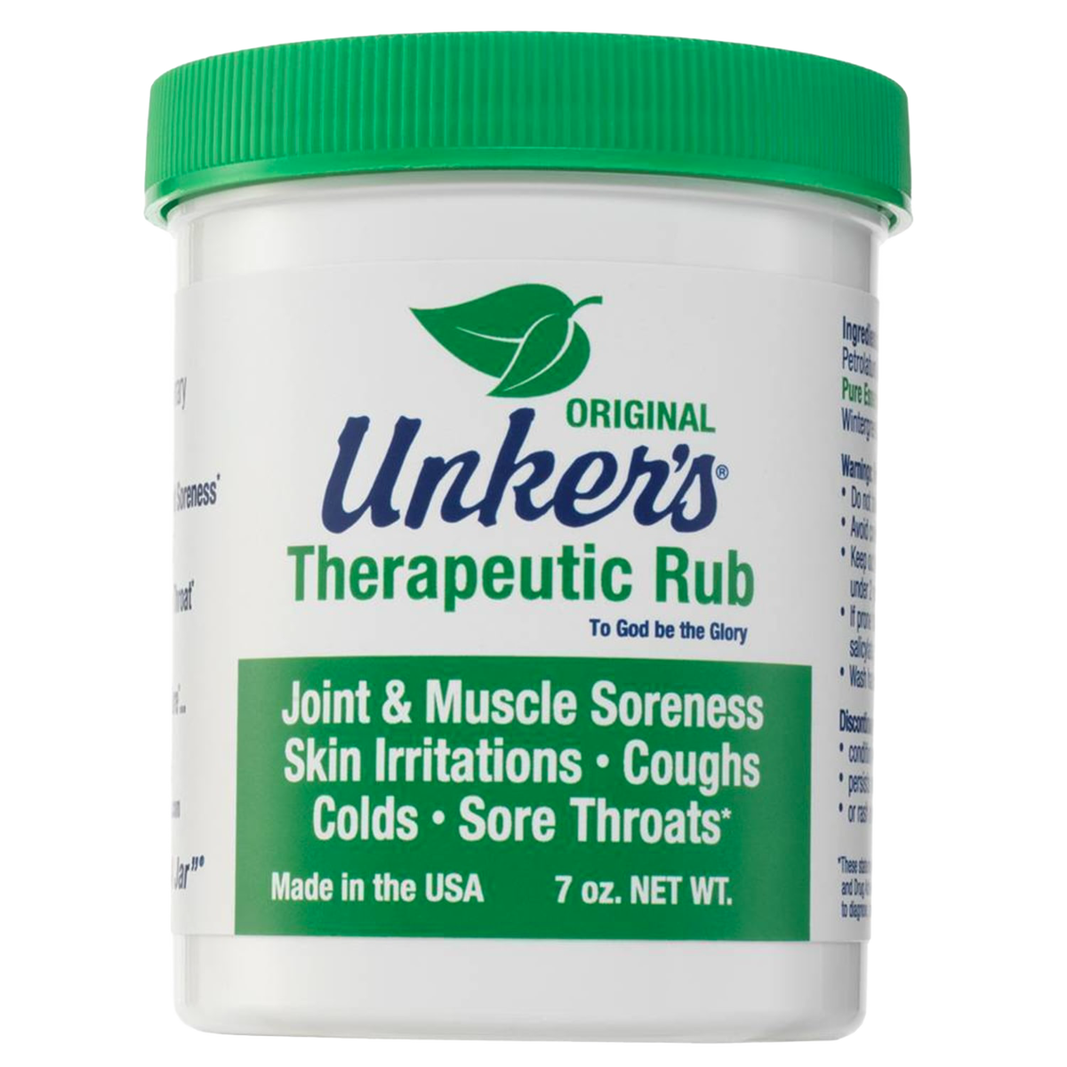 Unker's Therapeutic Rub