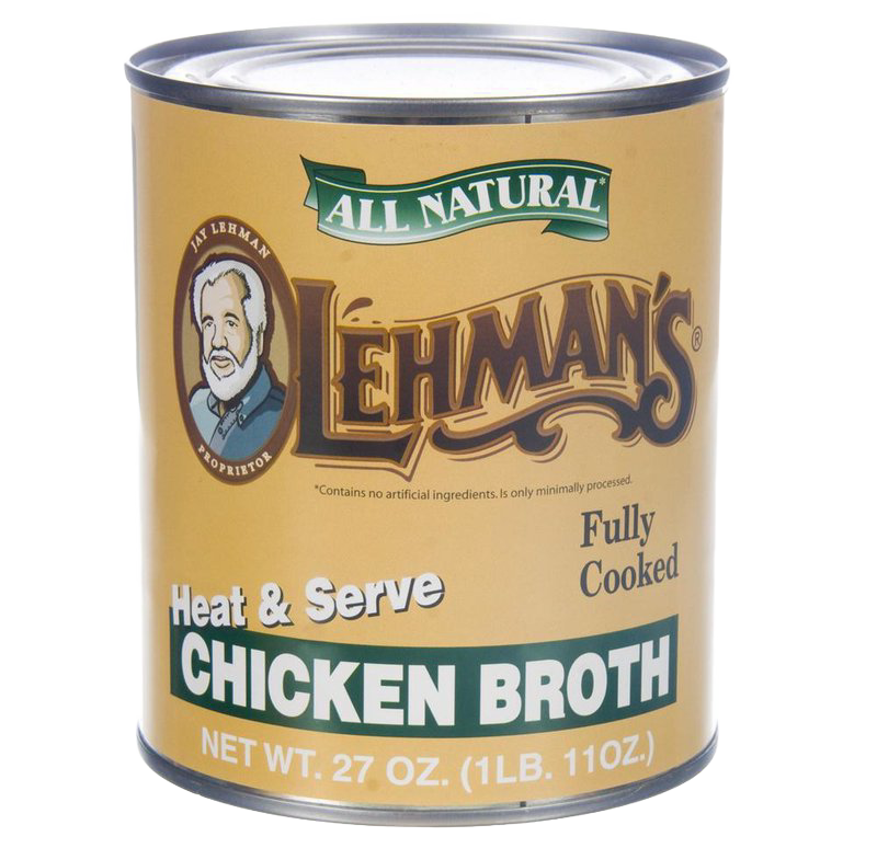 Lehman's Canned Chicken Broth - 27 oz