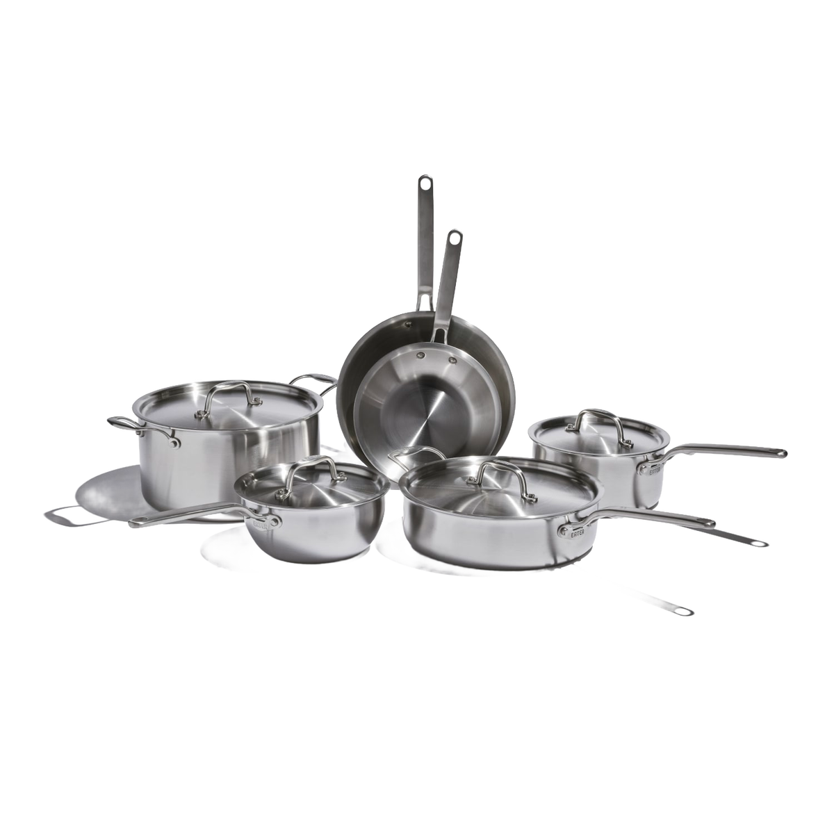 Heritage Steel Eater 10-pc Cookware Set - Fully Clad
