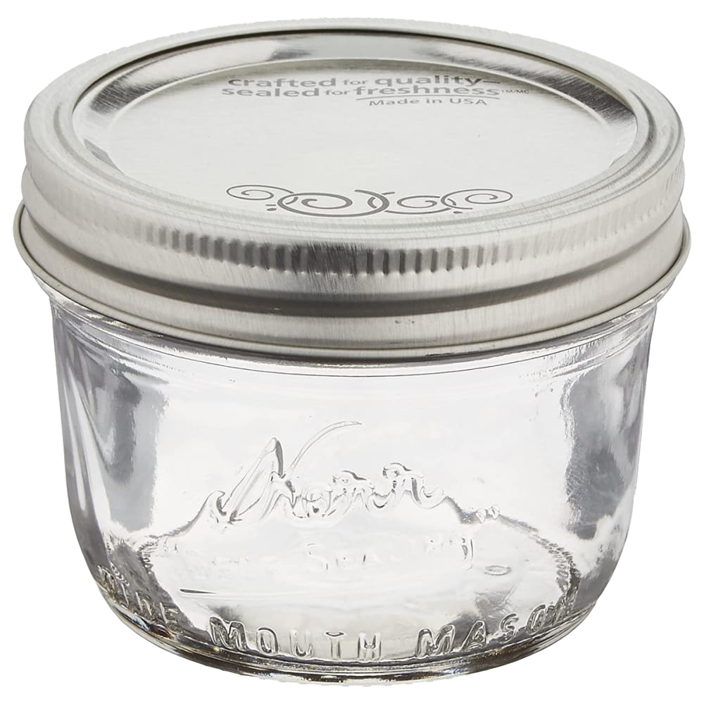 Kerr Wide Mouth Half-Pint Canning Jars (12)
