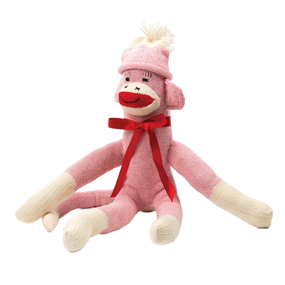 Hand-Sewn Sock Monkey