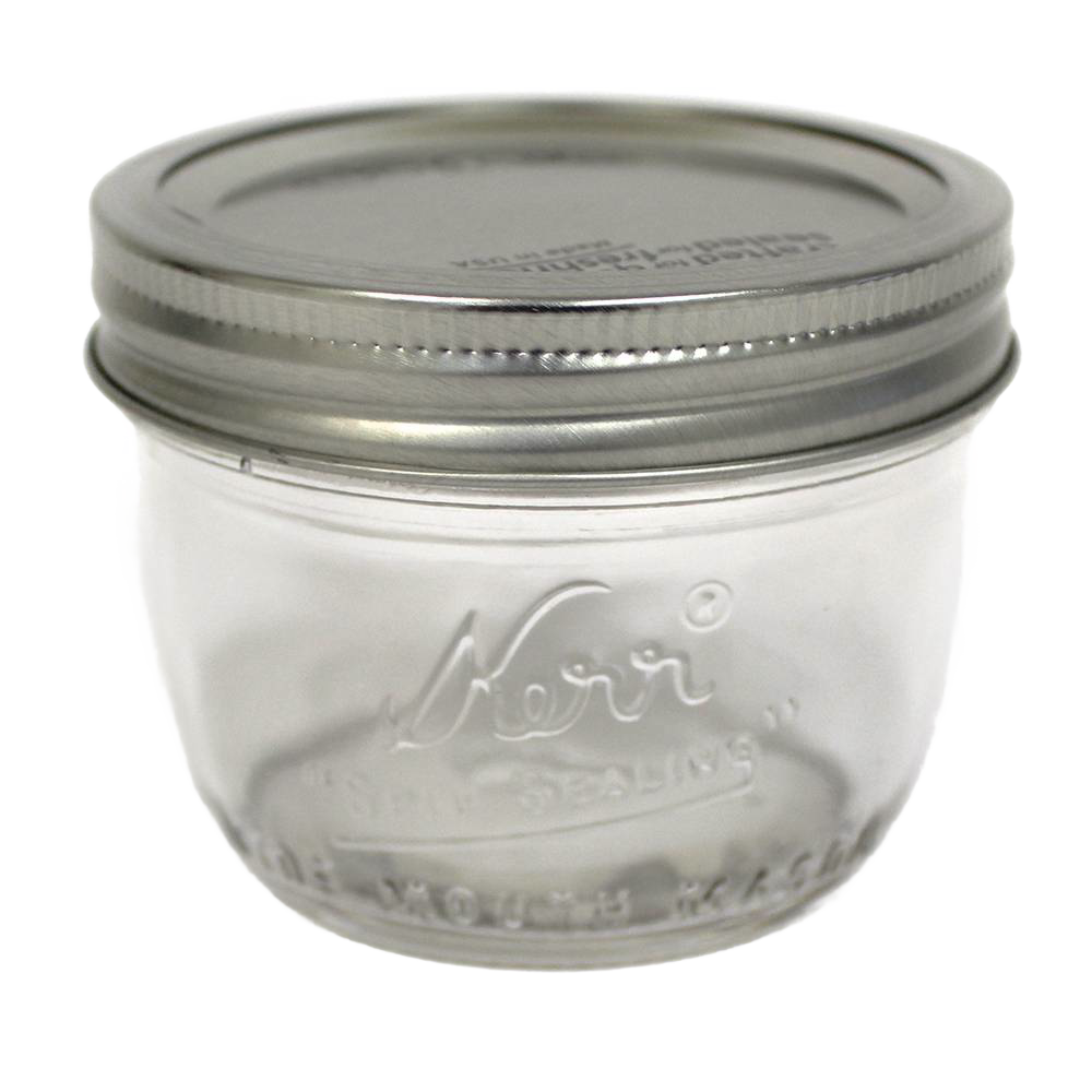 Kerr Wide Mouth Half-Pint Canning Jars (12)