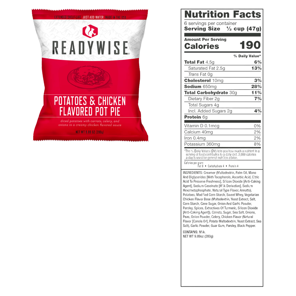 ReadyWise Entree Emergency Food Bucket (120)