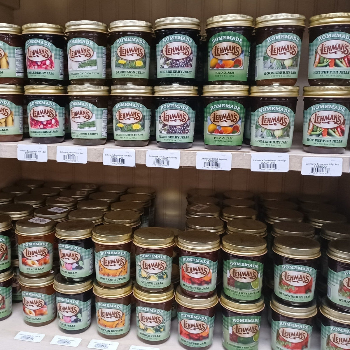 Lehman's Jams, Jellies and Fruit Butters