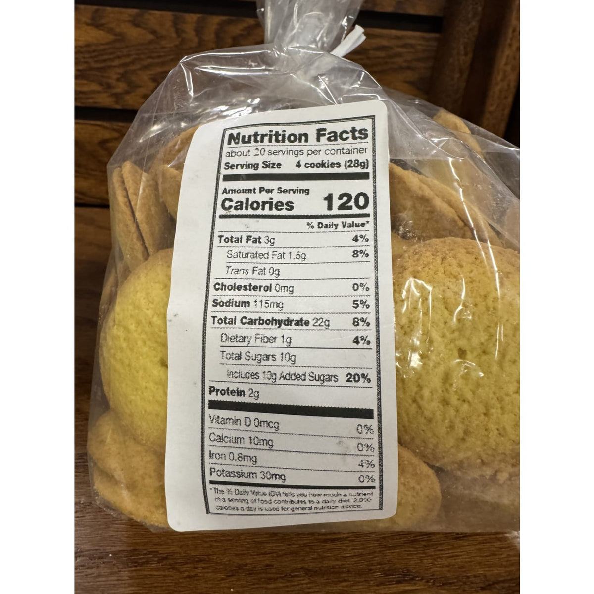 Lehman's Crispy Lemon Snaps - 2 Bags of Cookies