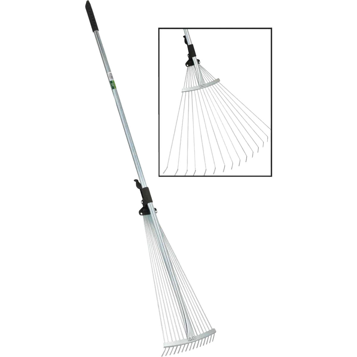 Adjustable Garden Rake (15 Tines)