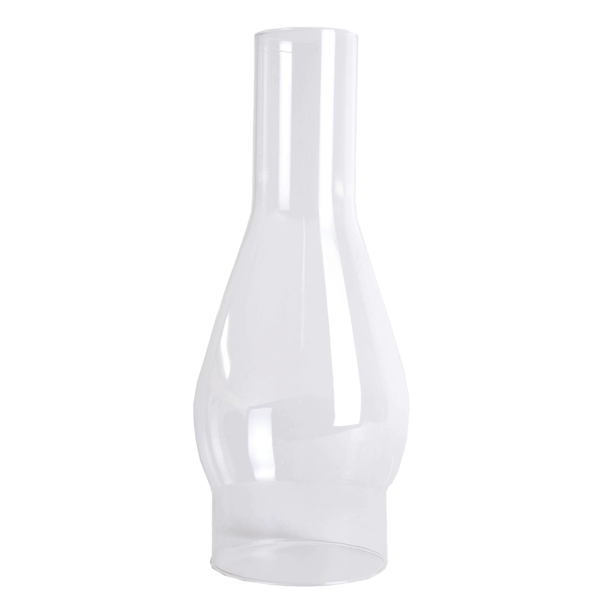Clear Oil Lamp Chimney - 4" base