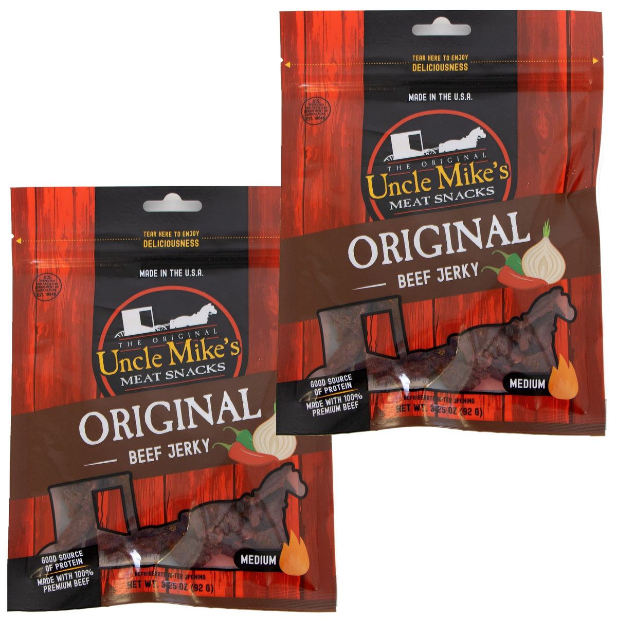 Traditional Beef Jerky - 2 Bags