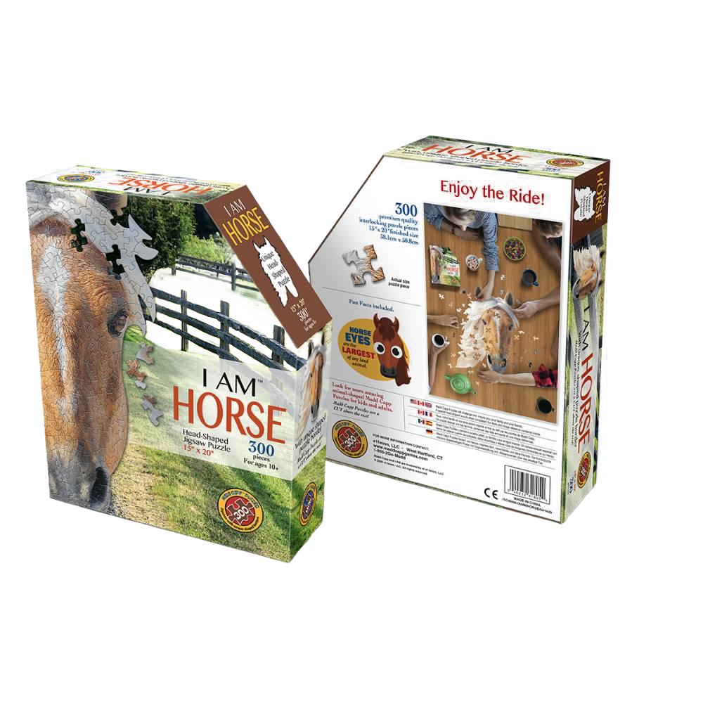 Shaped Jigsaw Puzzle - Horse - 300pcs
