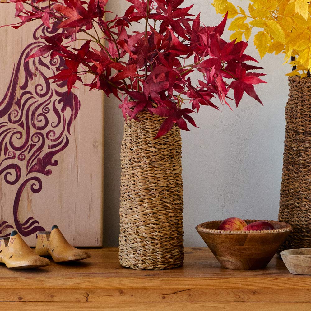Rustic Seagrass Vase