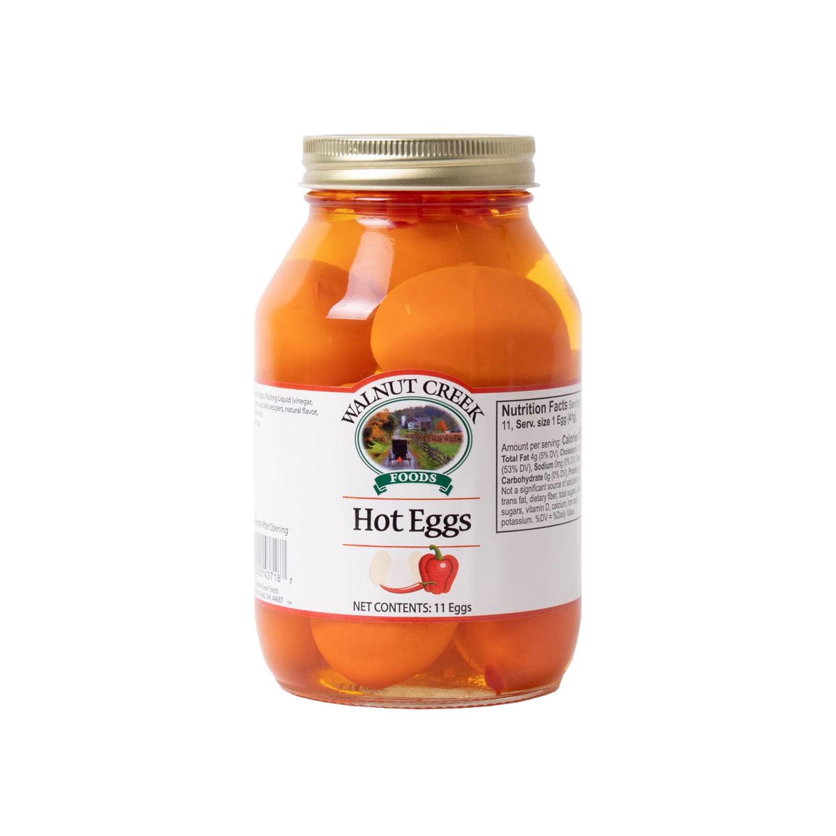 Hot Pickled Eggs - 1 Quart