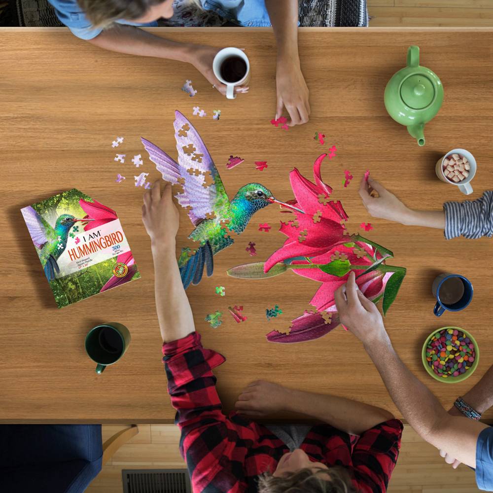 Shaped Jigsaw Puzzle - Hummingbird - 300pcs