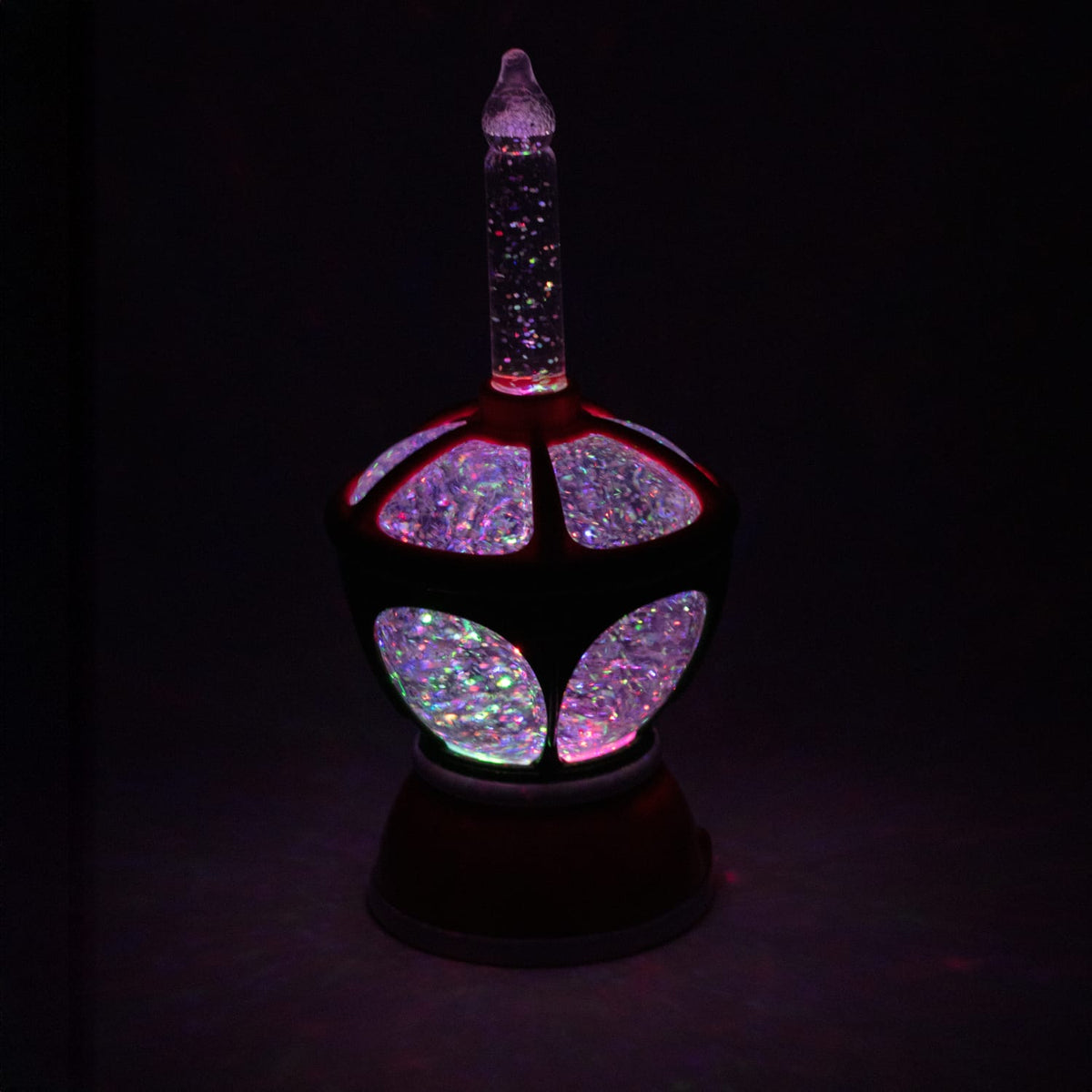 Retro Christmas Swirl Bubble Light - 9.75"