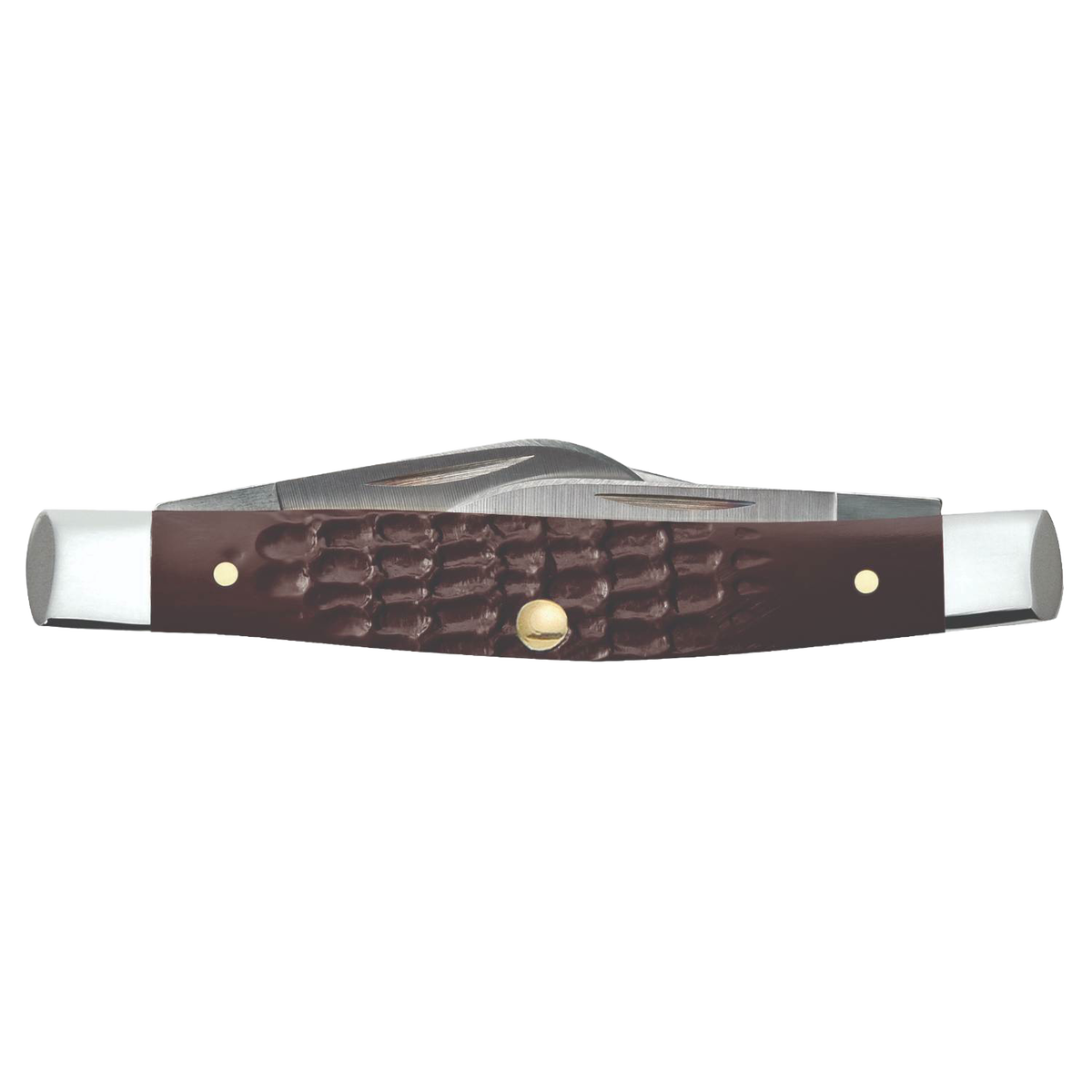 Case Medium Stockman Knife - Brown Synthetic Sloped Bolster