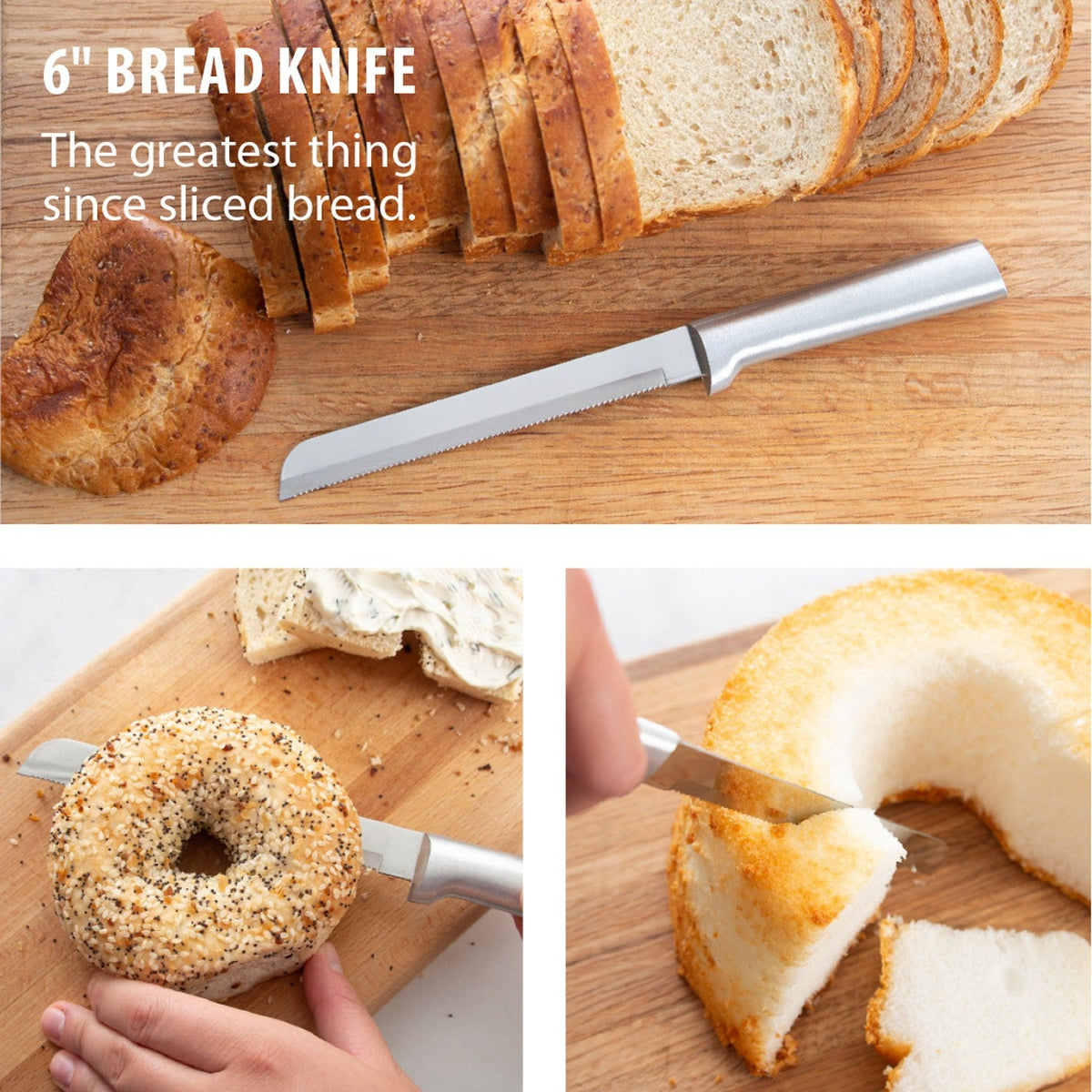 Rada Serrated Bread Knife - 6"