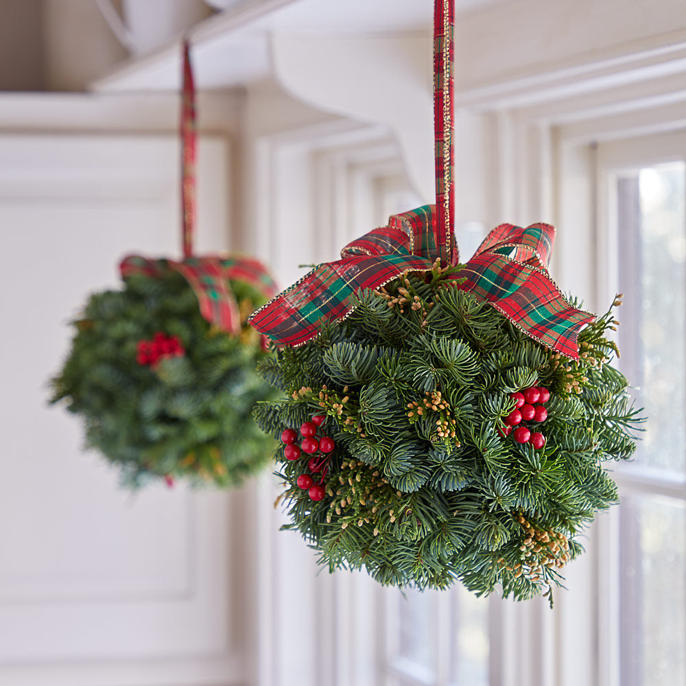 Fragrant Tartan Kissing Ball