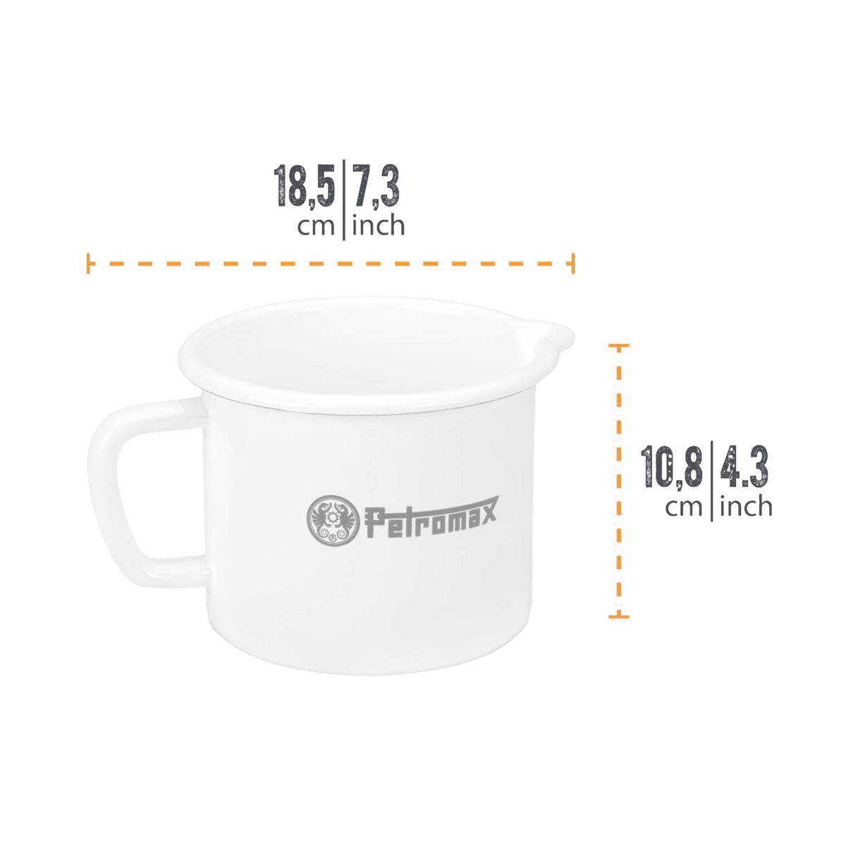 Petromax Enamel Milk Pot