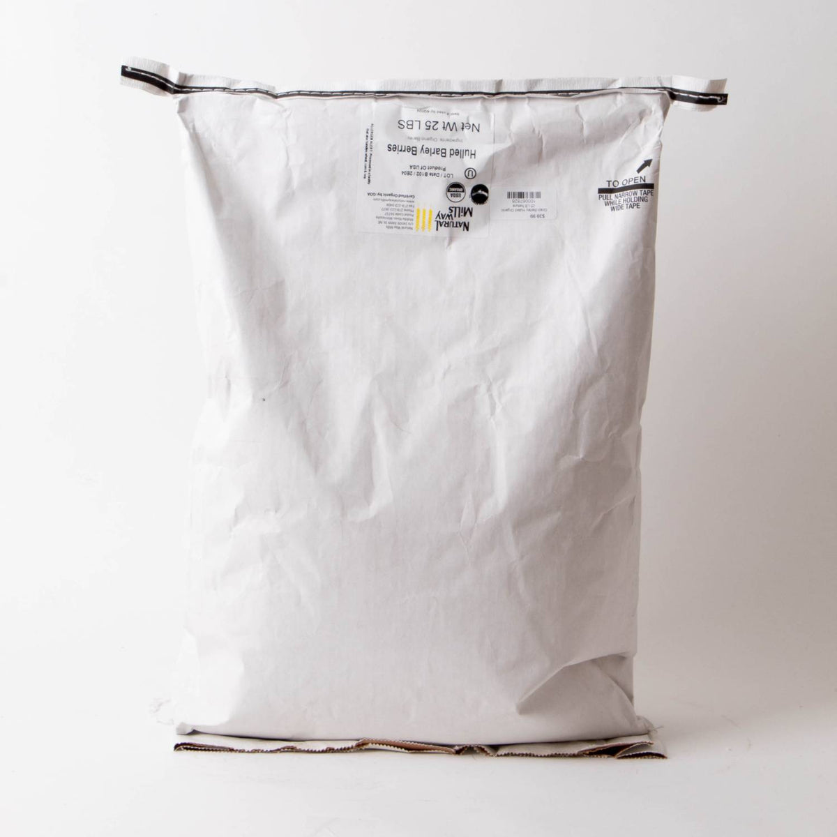 Organic Barley Groats (Hulled Grain) - 25 lb