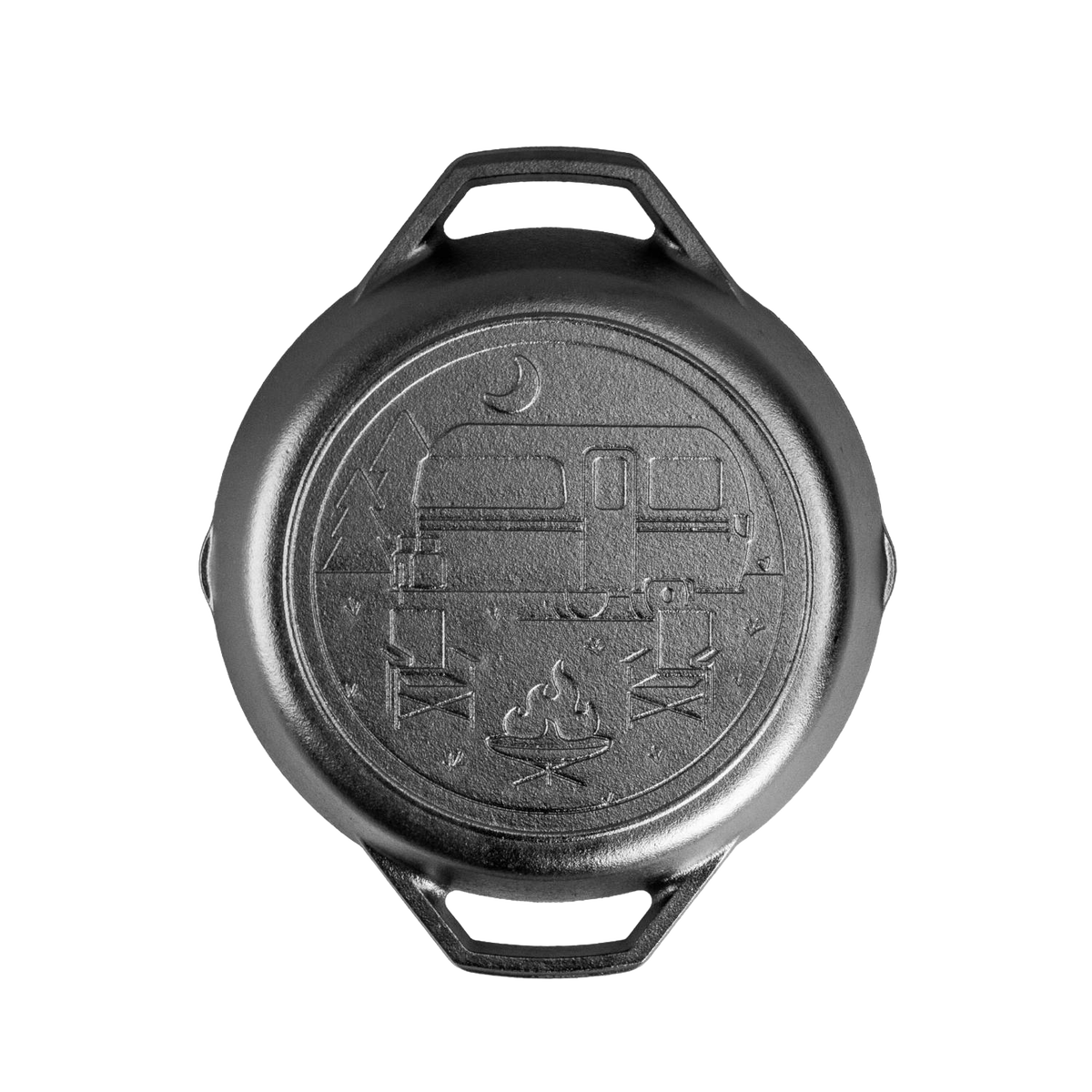 Lodge Cast Iron Dual Handle Camper Pan - 10.25 in