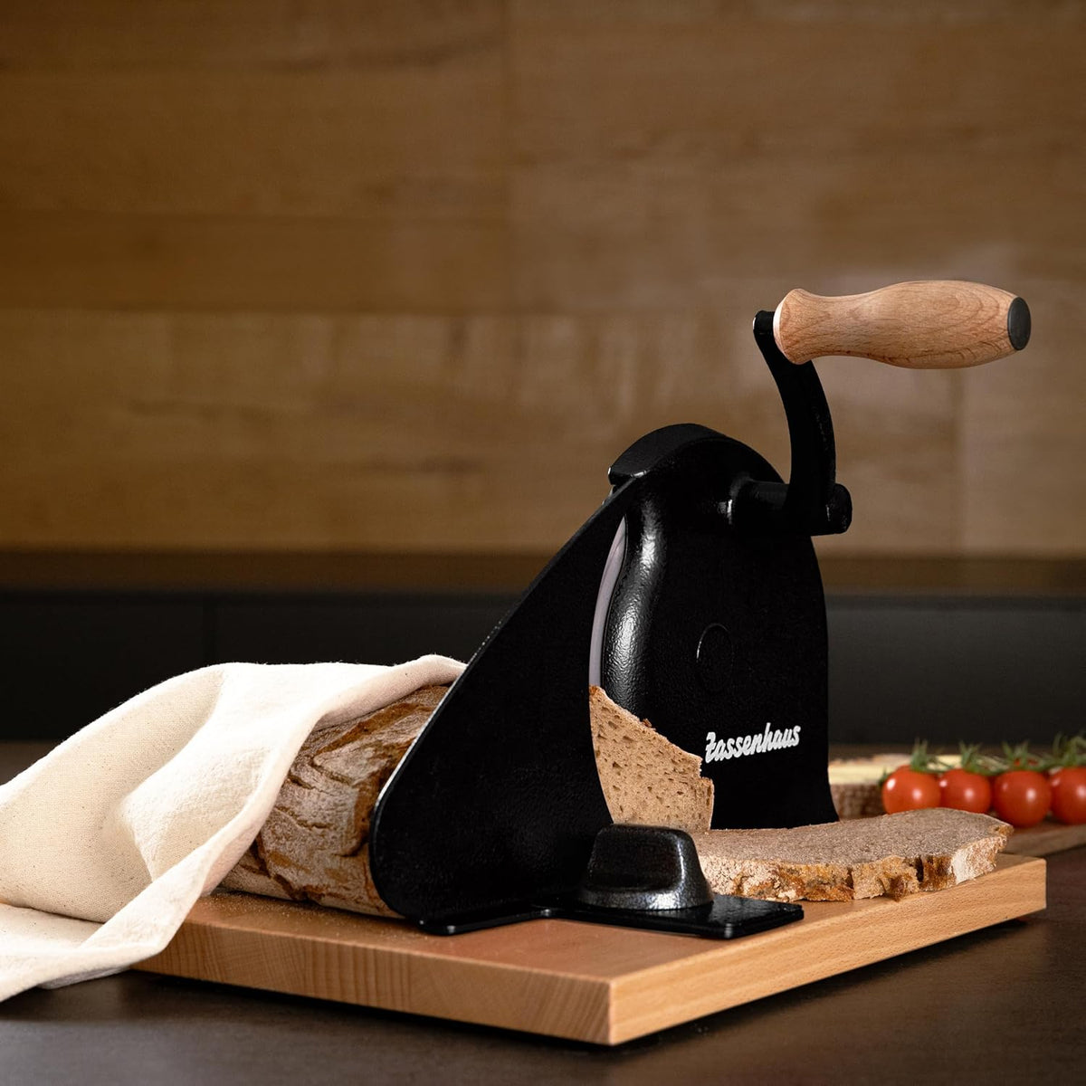 Zassenhaus Bread Slicer with Easy Hand Crank