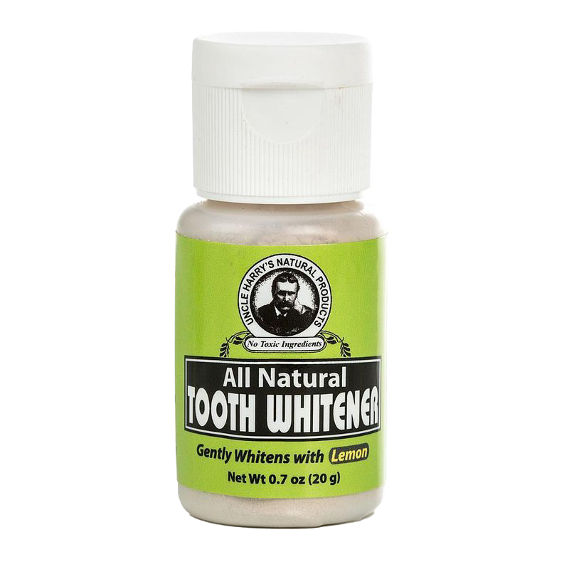 Uncle Harry's All-Natural Tooth Whitener Powder - Pack of 2