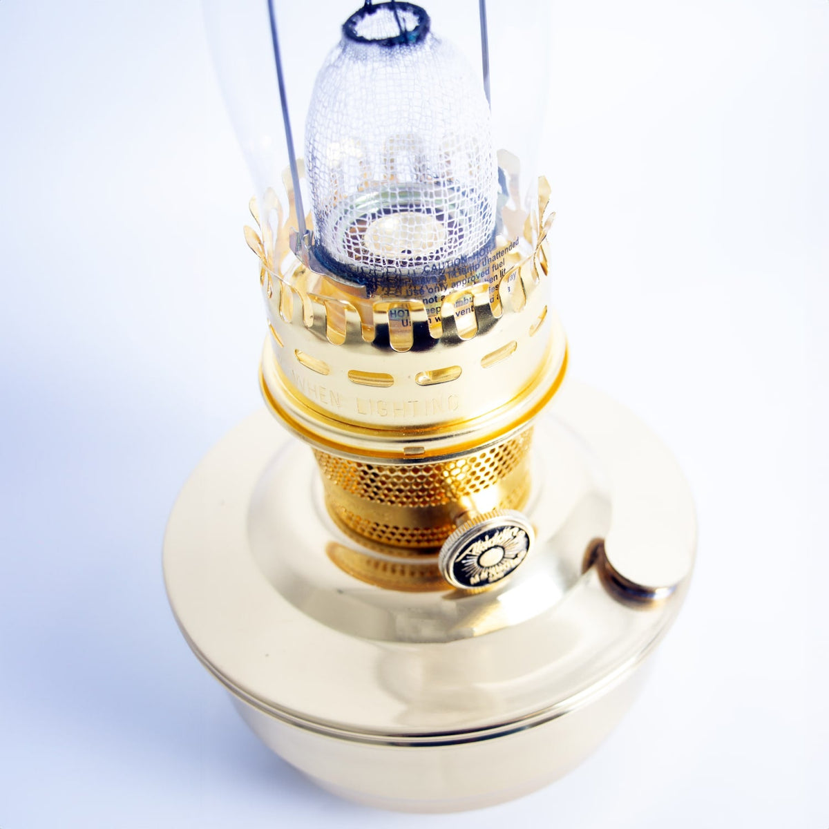 Aladdin Brass Shelf Oil Lamp