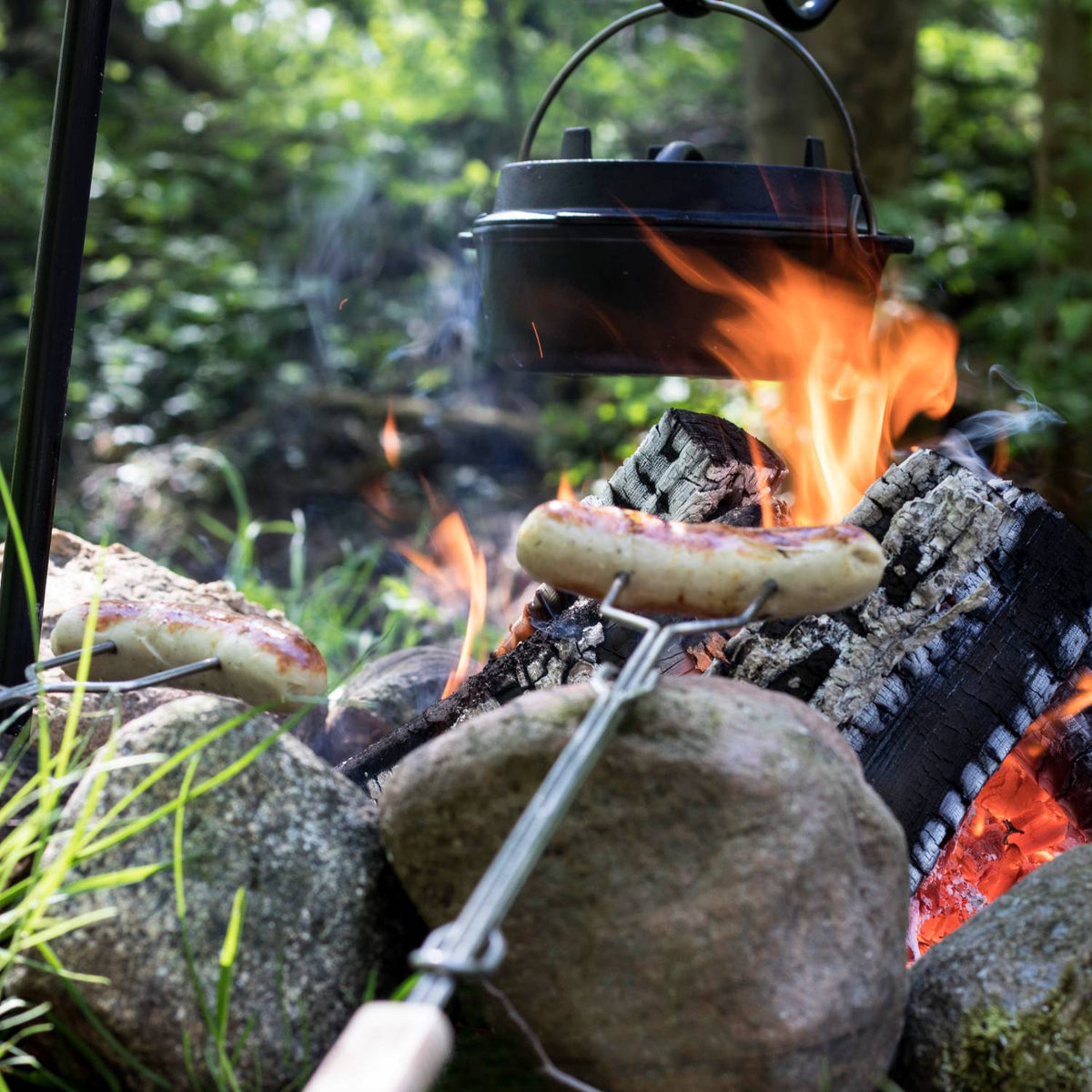 Petromax Campfire Skewer with Adjustable Handle