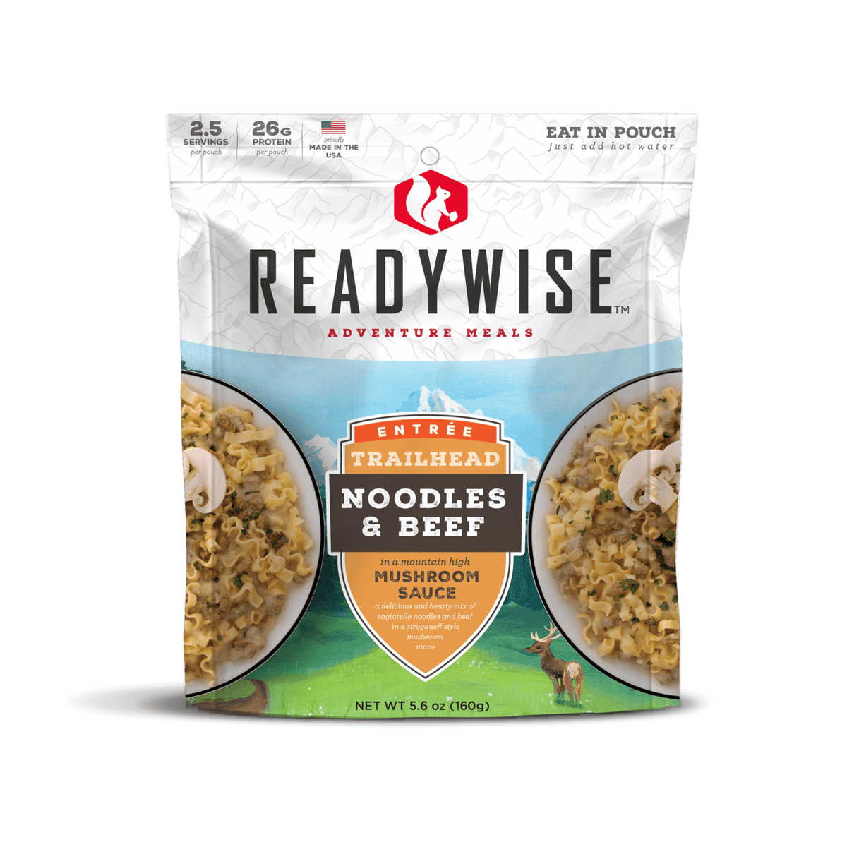 ReadyWise Trailhead Noodles & Beef Meal Pouch