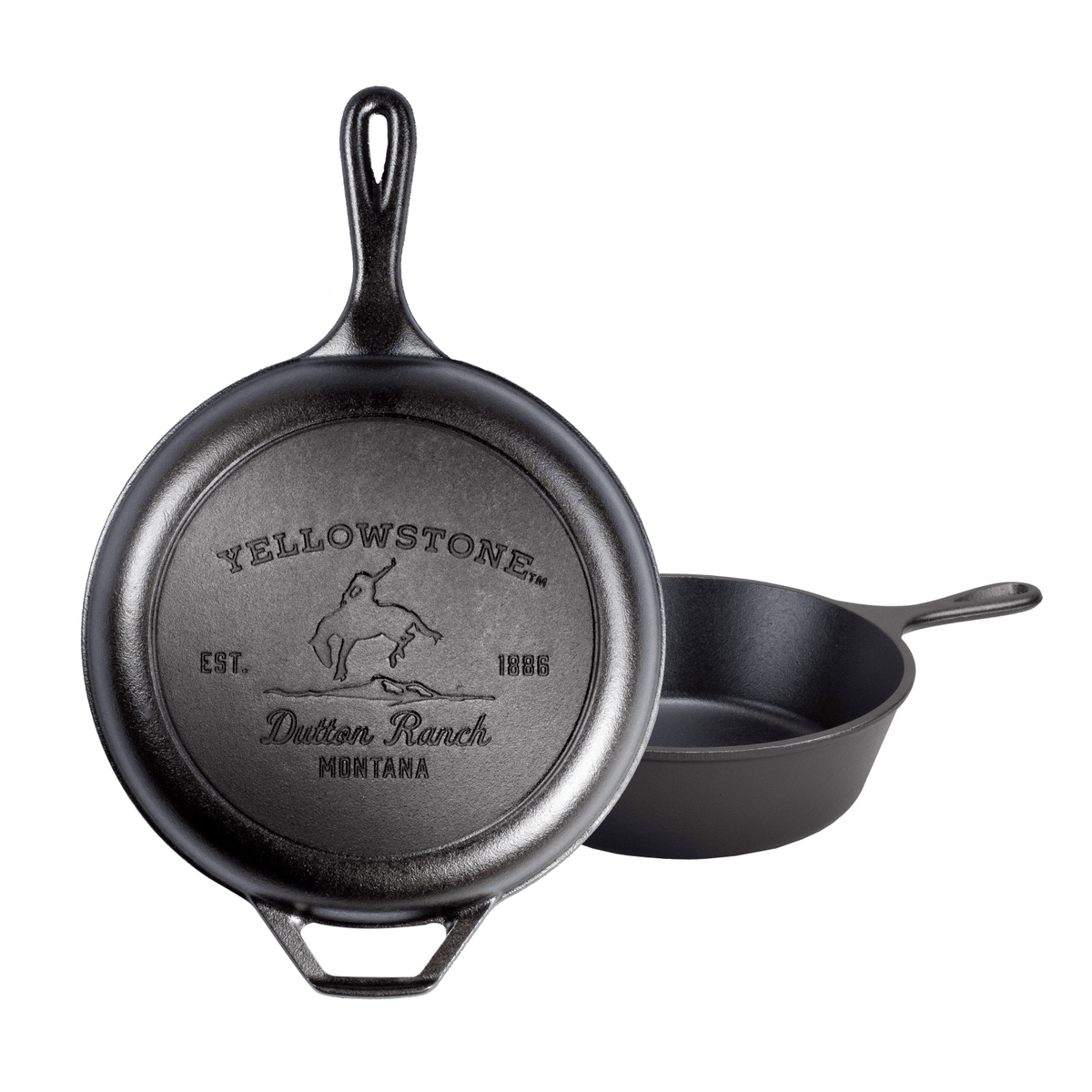Lodge Yellowstone Cast Iron Bucking Bronco Combo Cooker