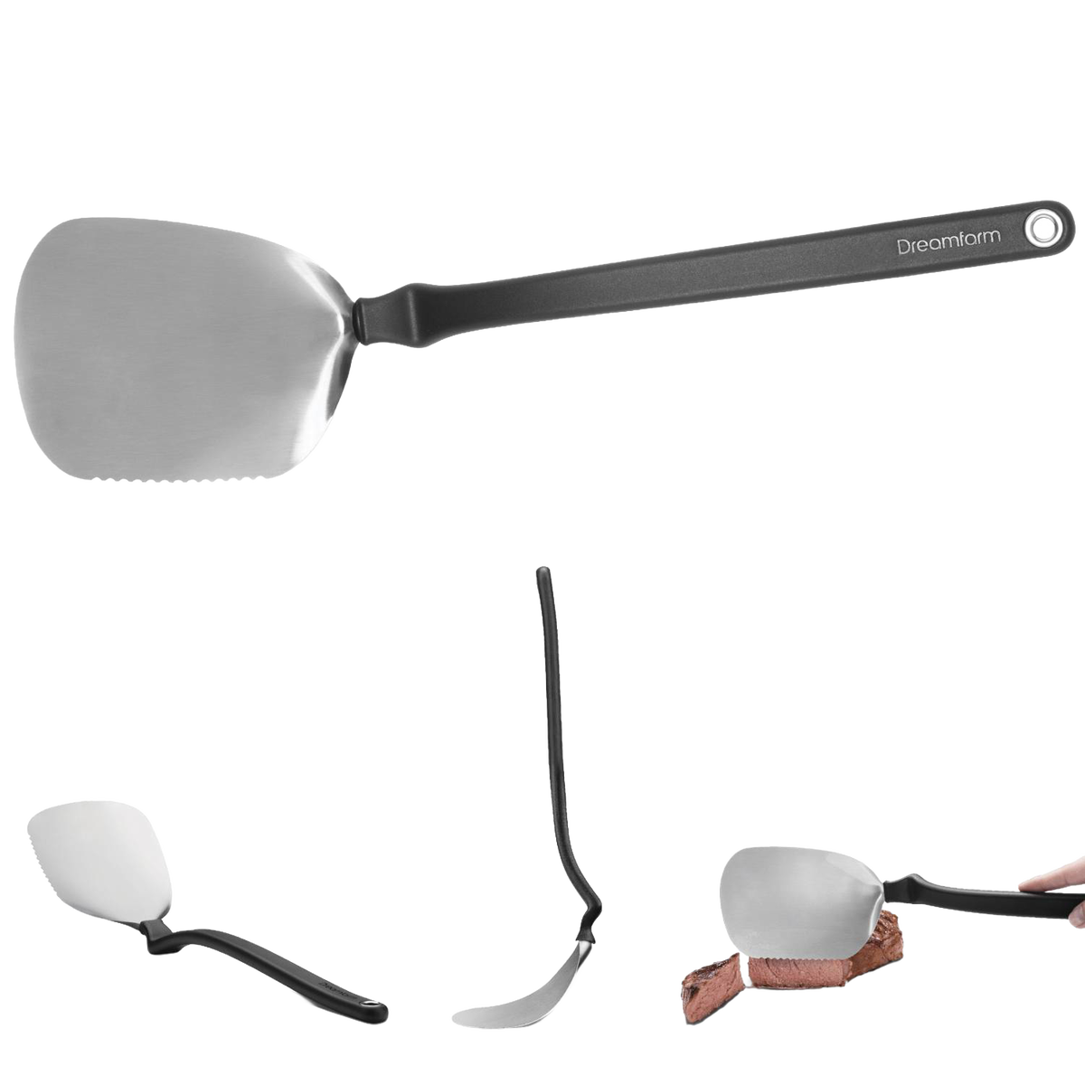 BBQ Chopula Grill Spatula - Stainless Steel