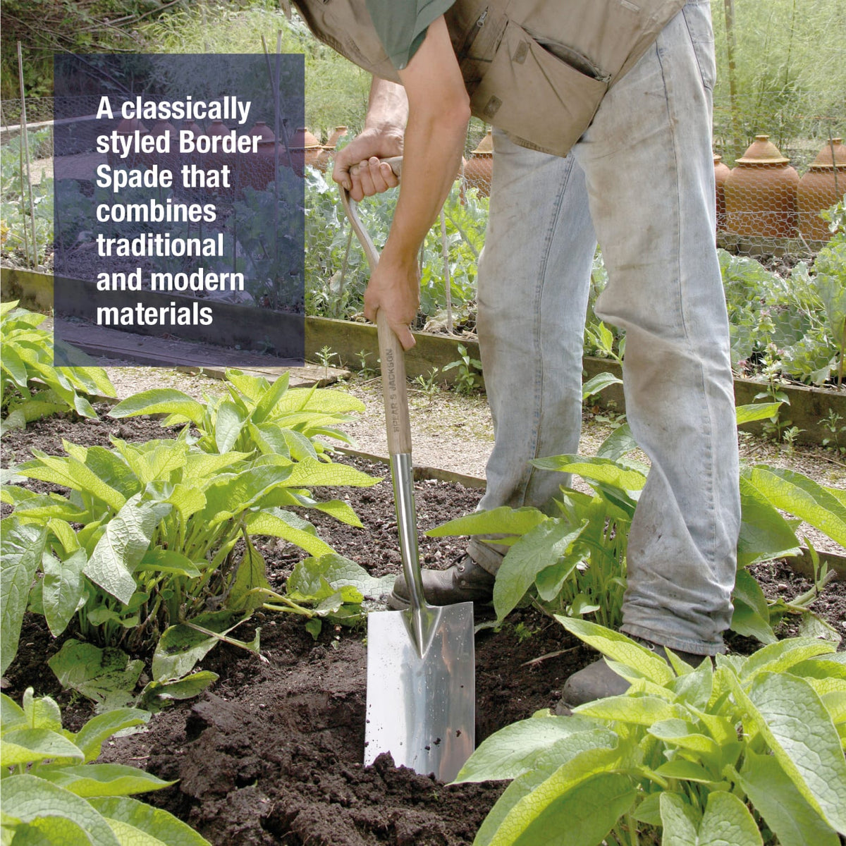 Spear & Jackson Traditional Stainless Border Spade