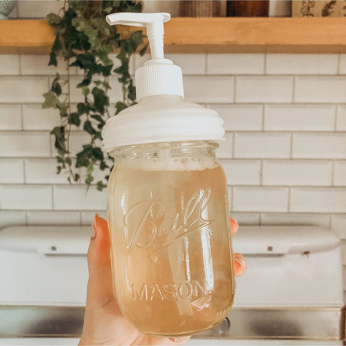 reCAP Mason Jar Soap Pump Lid - Regular Mouth