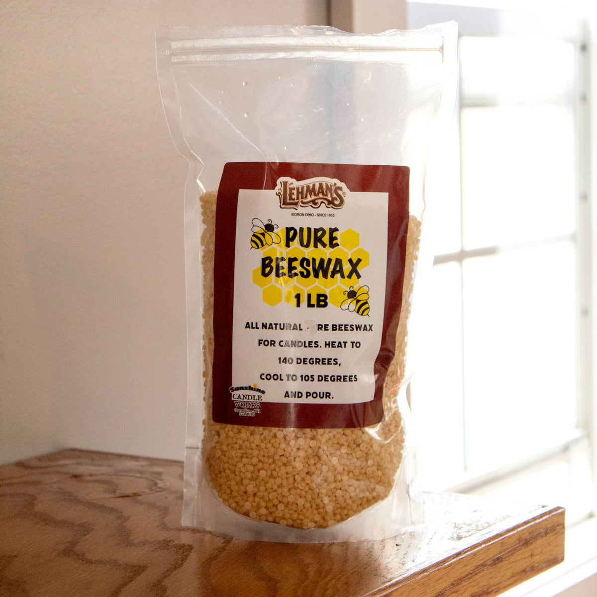 Lehman's Pure Beeswax Candle Wax Pellets - 1 lb