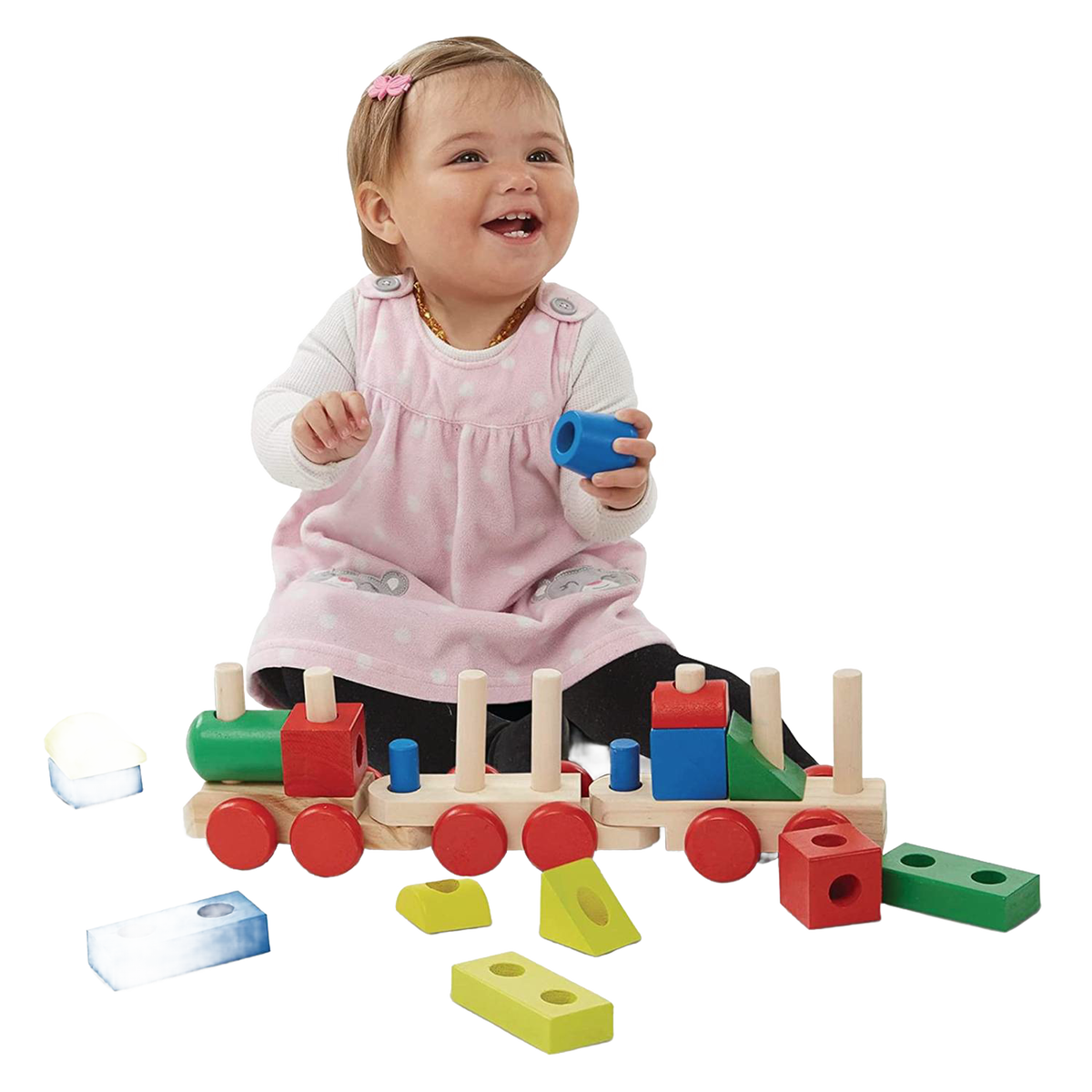 Melissa & Doug Stacking Train Toddler Toy