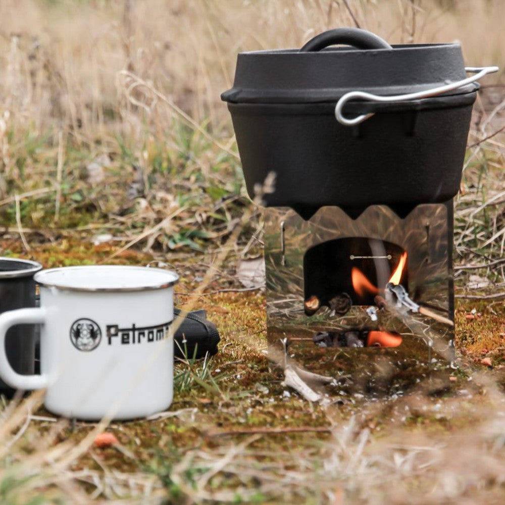 Petromax Cast Iron Dutch Oven with Flat Base