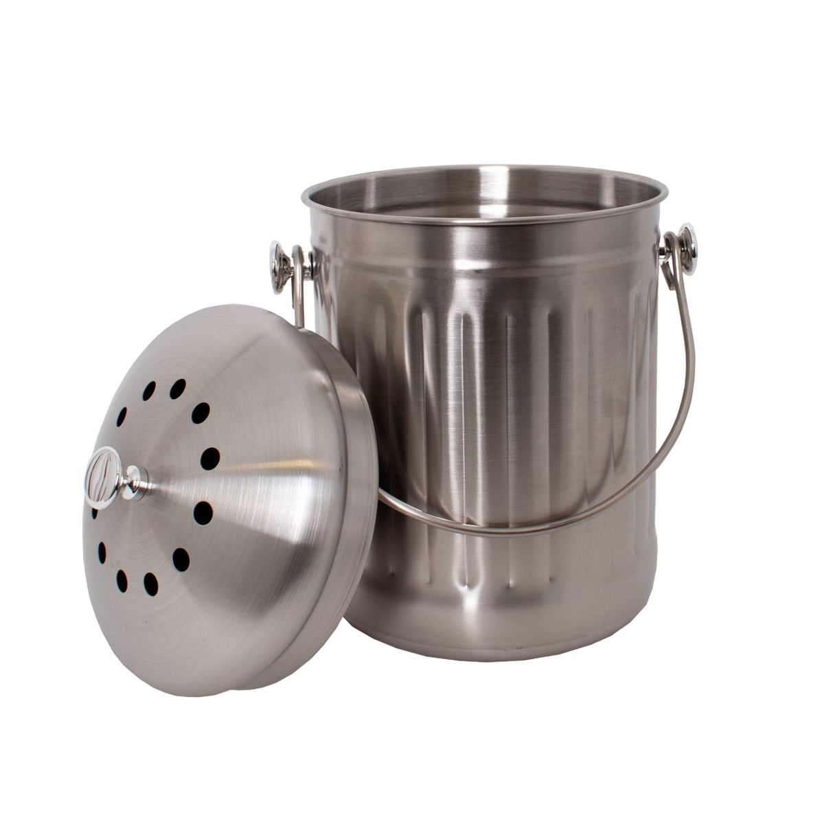 Lehman's Stainless Steel Odor-Free Compost Pail